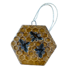 Load image into Gallery viewer, Three Bee Ornament